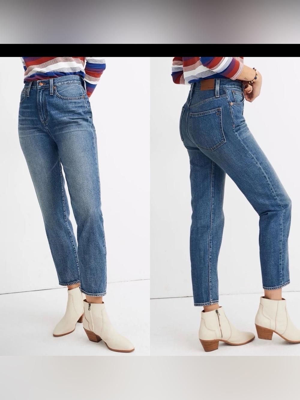 Madewell Momjean Indigo wash